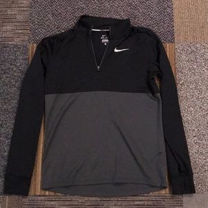 nike running quarterzip